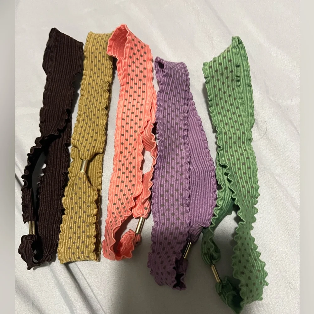 Colorful Textured Headbands Set - Picture 1 of 2